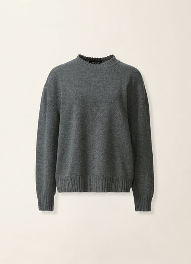 Platinum-Pullover mit Rundhalsausschnitt, Anthrazit Fabiana Filippi Platinum-Pullover mit Rundhalsausschnitt, Anthrazit Anthrazit MAD216F028M2810000