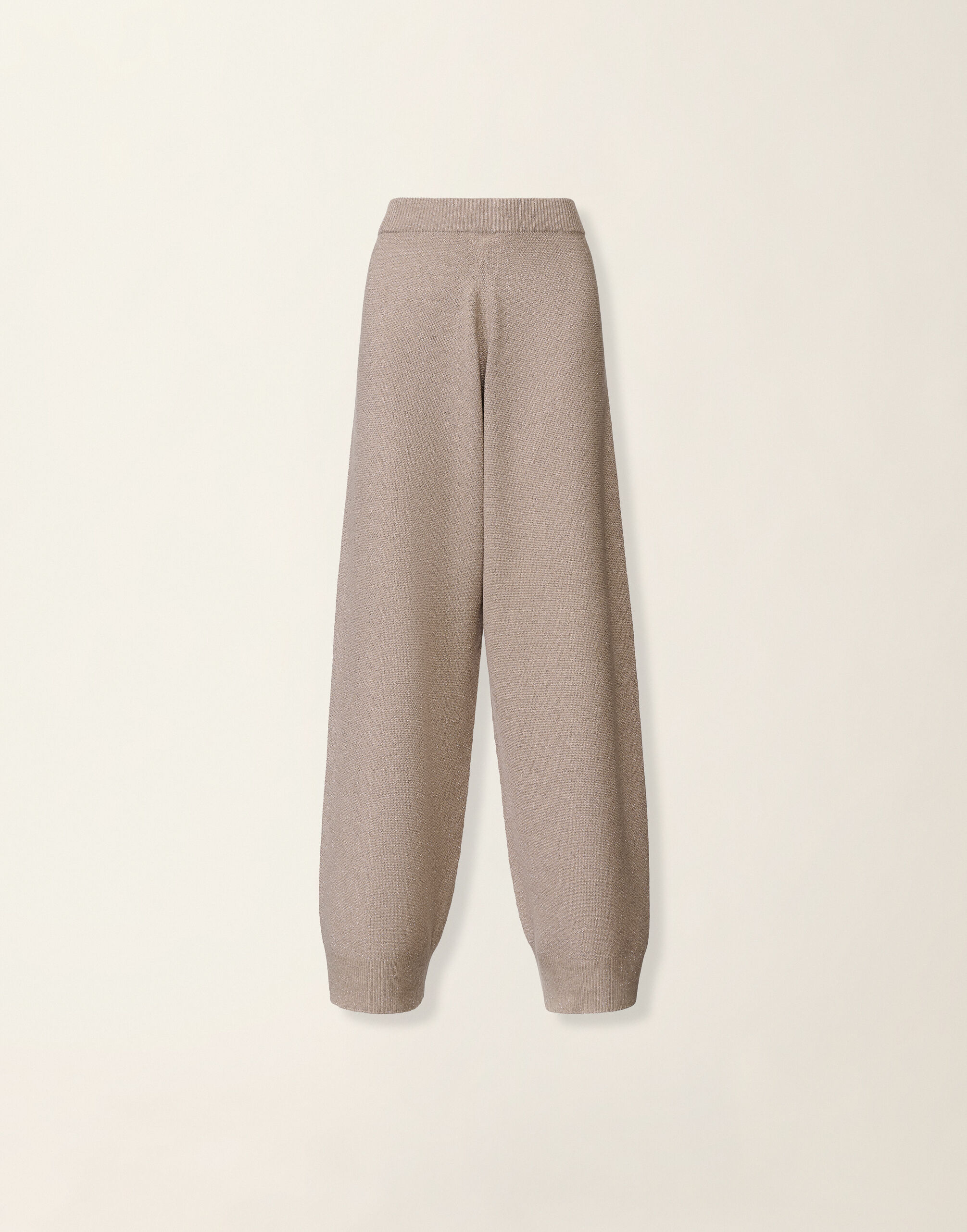Fabiana Filippi Platinum trousers with lurex, mocha Mocha PAD216F336M3330000