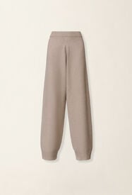 Fabiana Filippi Platinum trousers with lurex, mocha Mocha PAD216F336M3330000