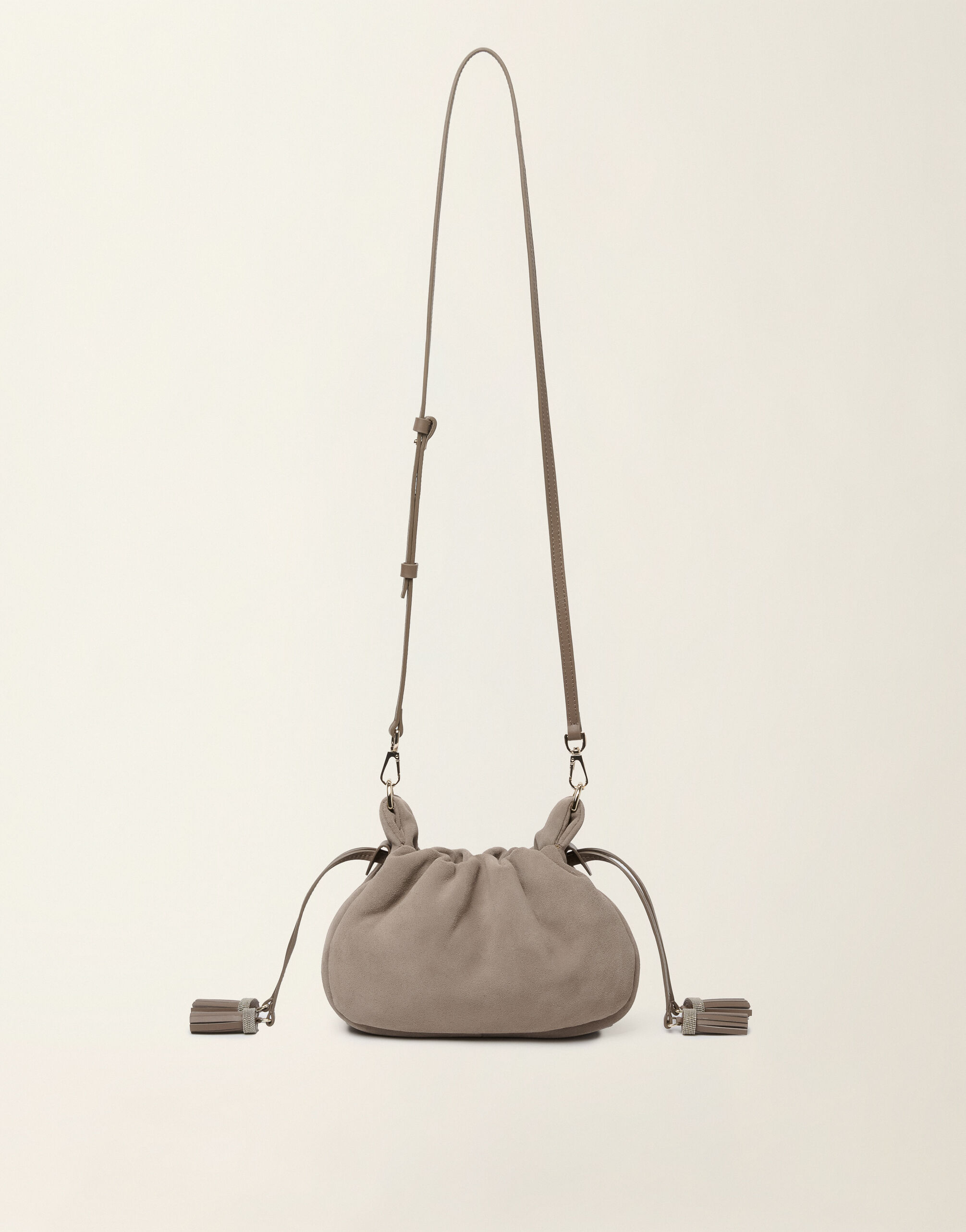 Suede Muffin bag, falcon Fabiana Filippi Suede Muffin bag, falcon Falcon BGD226A806M5640000