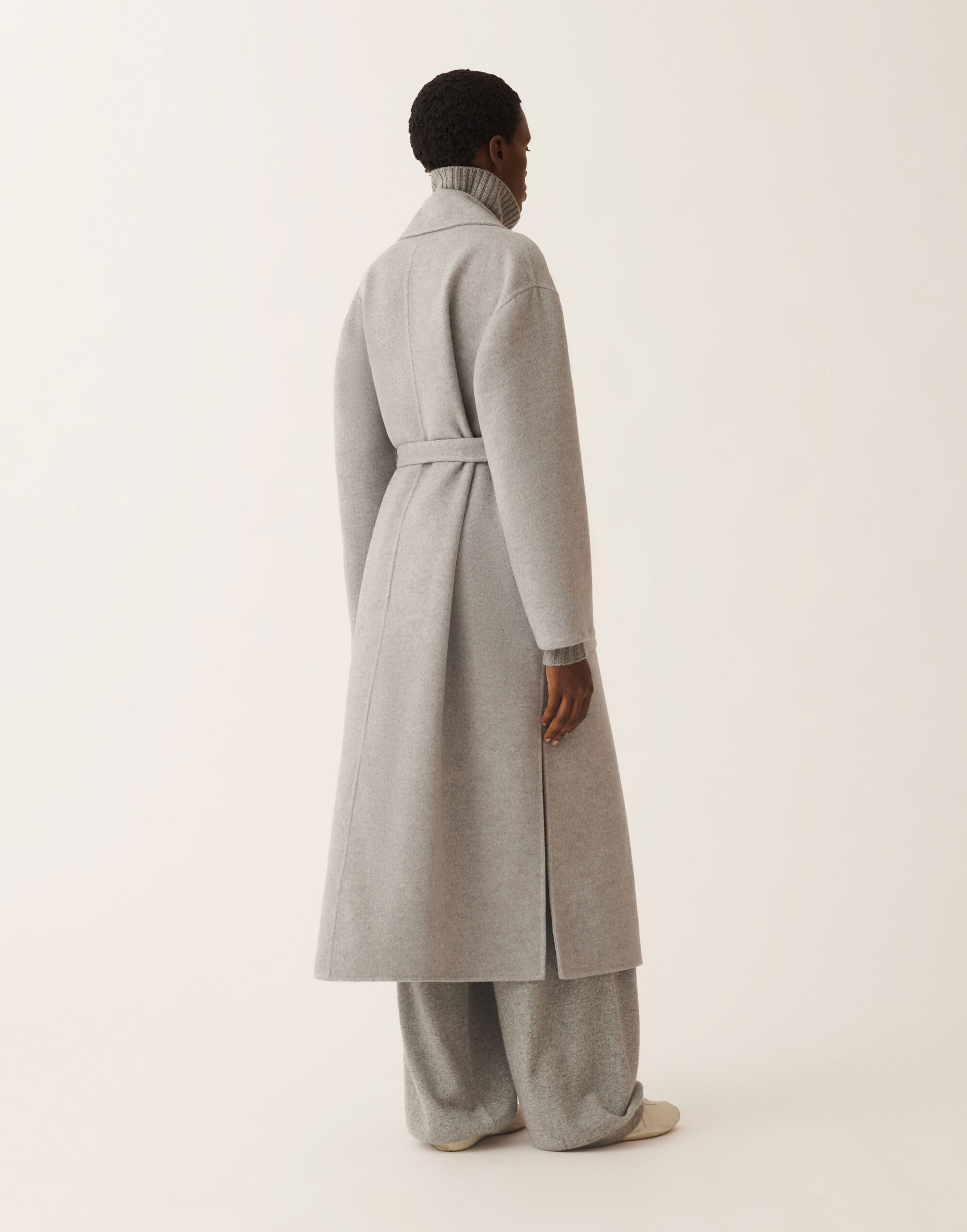Double-faced wool and cashmere coat, rock for Women | Fabiana Filippi®