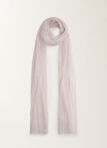 Fabiana Filippi Pleated tulle maxi scarf, mauve LAVENDER SAD275A023L3860000