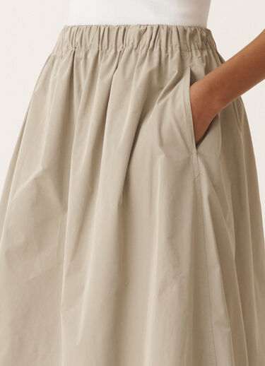 Fabiana Filippi Micro faille skirt, clay CLAY GND275F411L4600000