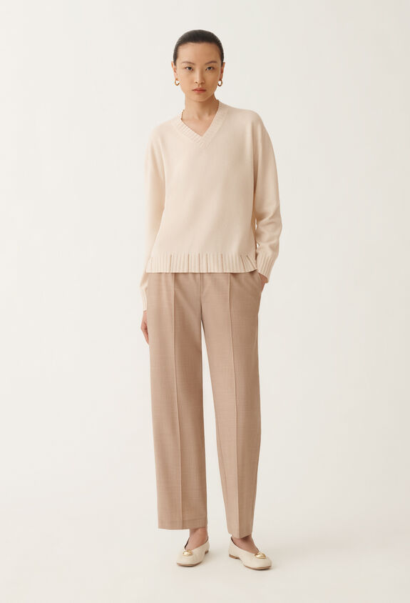 Fabiana Filippi Platinum sweater, cream PINK MAD215F015L5170000