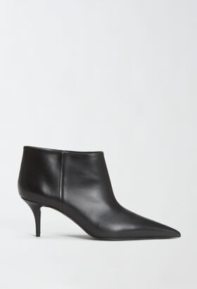Fabiana Filippi LEATHER POINTED TOE ANKLE BOOTS BLACK ASD224A023I9950000