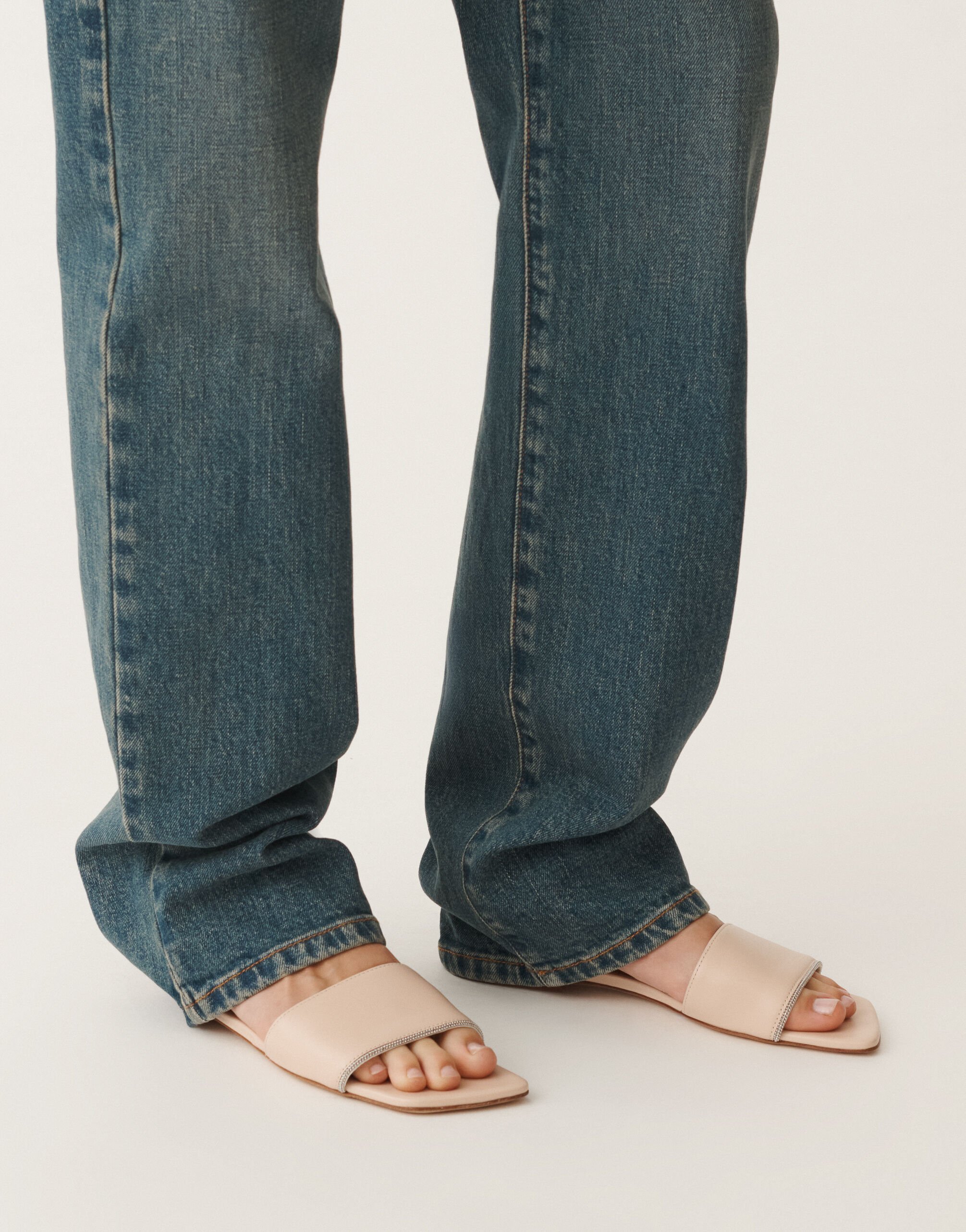 Fabiana Filippi Calfskin slippers, candy CANDY ASD275A880L4120000