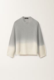 Fabiana Filippi Cape aus nuanciertem Platin, aschfarben GRAU MAD265F102L1600000