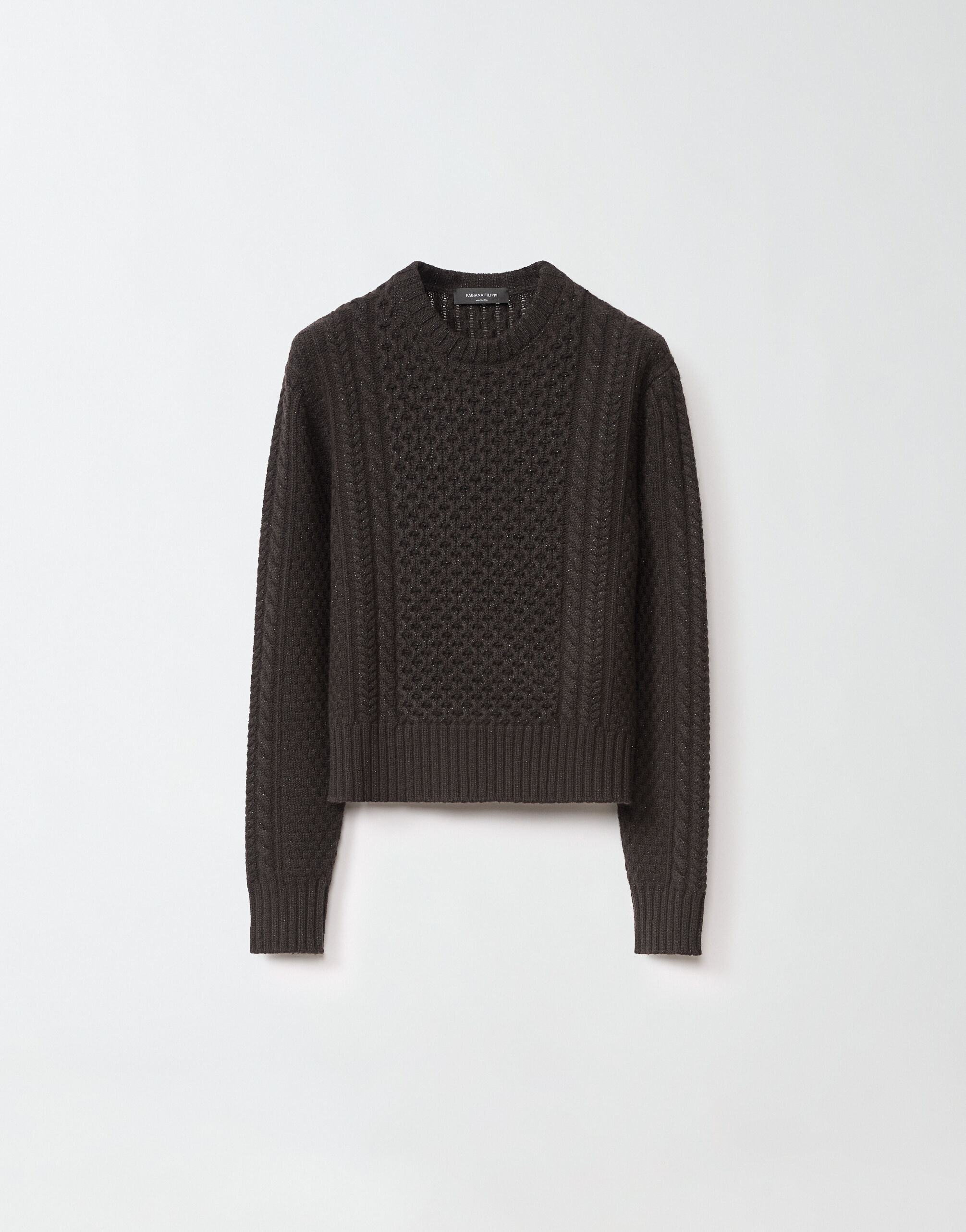 Cropped fisherman pullover shop