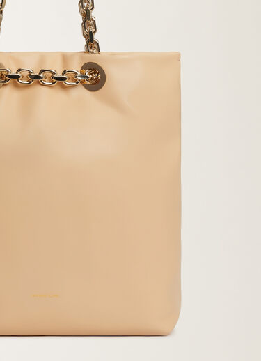 Fabiana Filippi Nappa leather eyelet shopper, rope BEIGE BGD215A900L8020000
