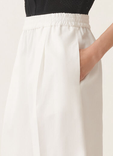 Fabiana Filippi Poplin trousers, optical white WHITE PAD275F386D6140000