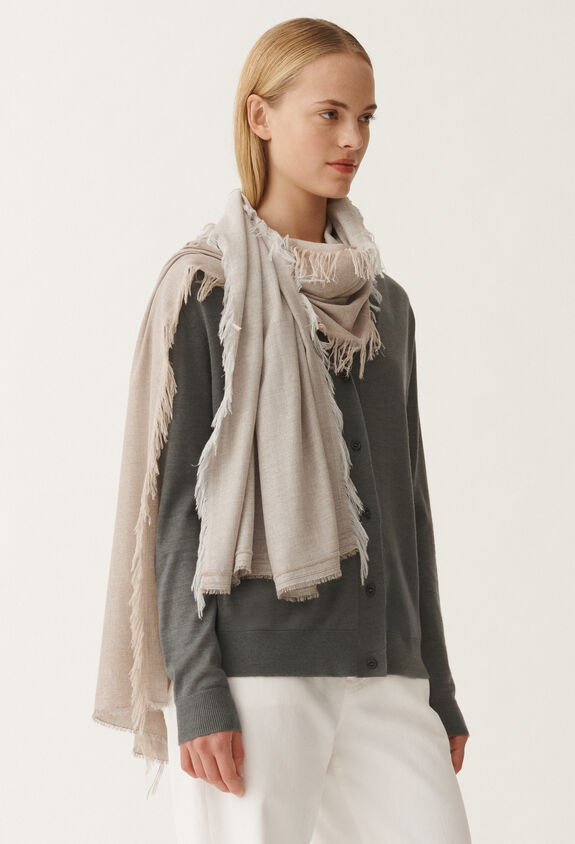 Fabiana Filippi Jacquard viscose stole ONLYONECOLOR SAD275A005L4020000