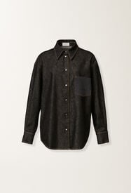 Fabiana Filippi Shirt in denim, anthracite Grey CAD225F416L6340000
