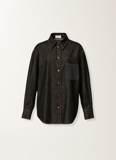 Fabiana Filippi Camisa de denim, antracita Gris CAD225F416L6340000