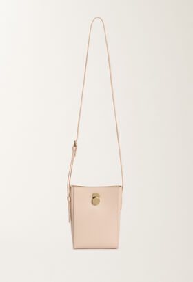 Fabiana Filippi Eclissi calfskin mini bag, candy BLACK BGD265A849L2560000