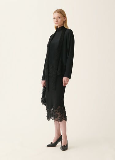 Crêpe de chine top, black Fabiana Filippi Crêpe de chine top, black Black TPD226F752M4880000