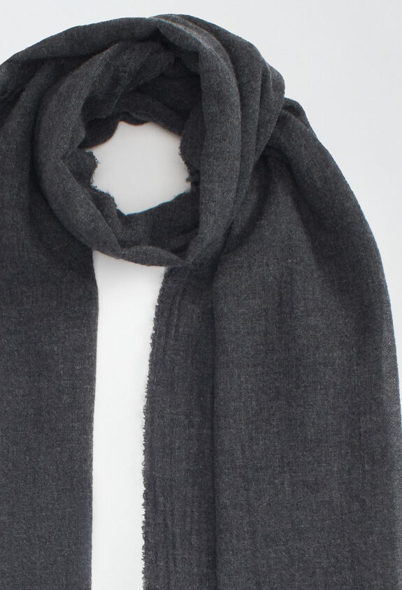 Fabiana Filippi Cashmere scarf, charcoal GREY SAD214A795I9500000