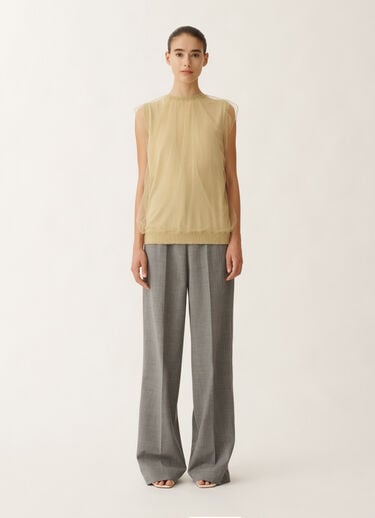 Fabiana Filippi Cashmere and silk vest top, gold YELLOW MAD265F024L2940000