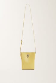Fabiana Filippi Eclissi calfskin mini bag, cedar YELLOW AAD265A828L2140000
