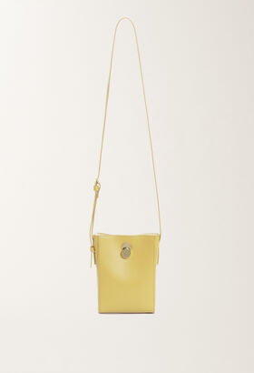 Fabiana Filippi Eclissi calfskin mini bag, cedar BLACK BGD265A849L2560000