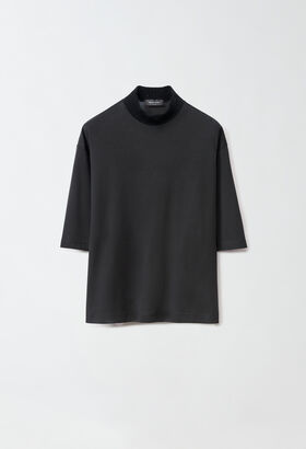 Fabiana Filippi Jersey T-shirt, black BLACK CTD214F382D7520000