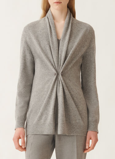 Fabiana Filippi Cardigan en Platinum, roche GRIS MAD215F059L5170000