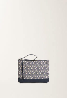 Fabiana Filippi Jacquard pouch, blue BLACK BGD265A849L2560000