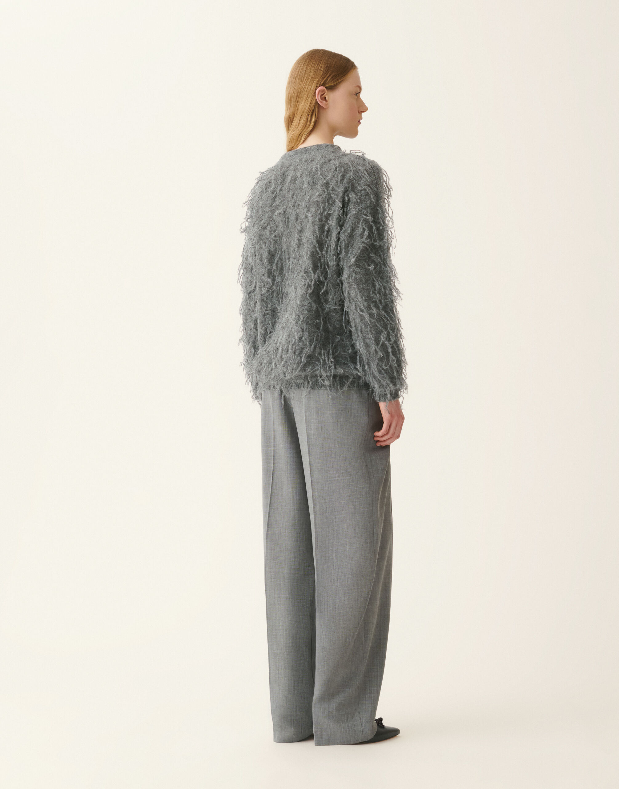 Fabiana Filippi Mohair sweater, charcoal Charcoal MAD226F464M651M439