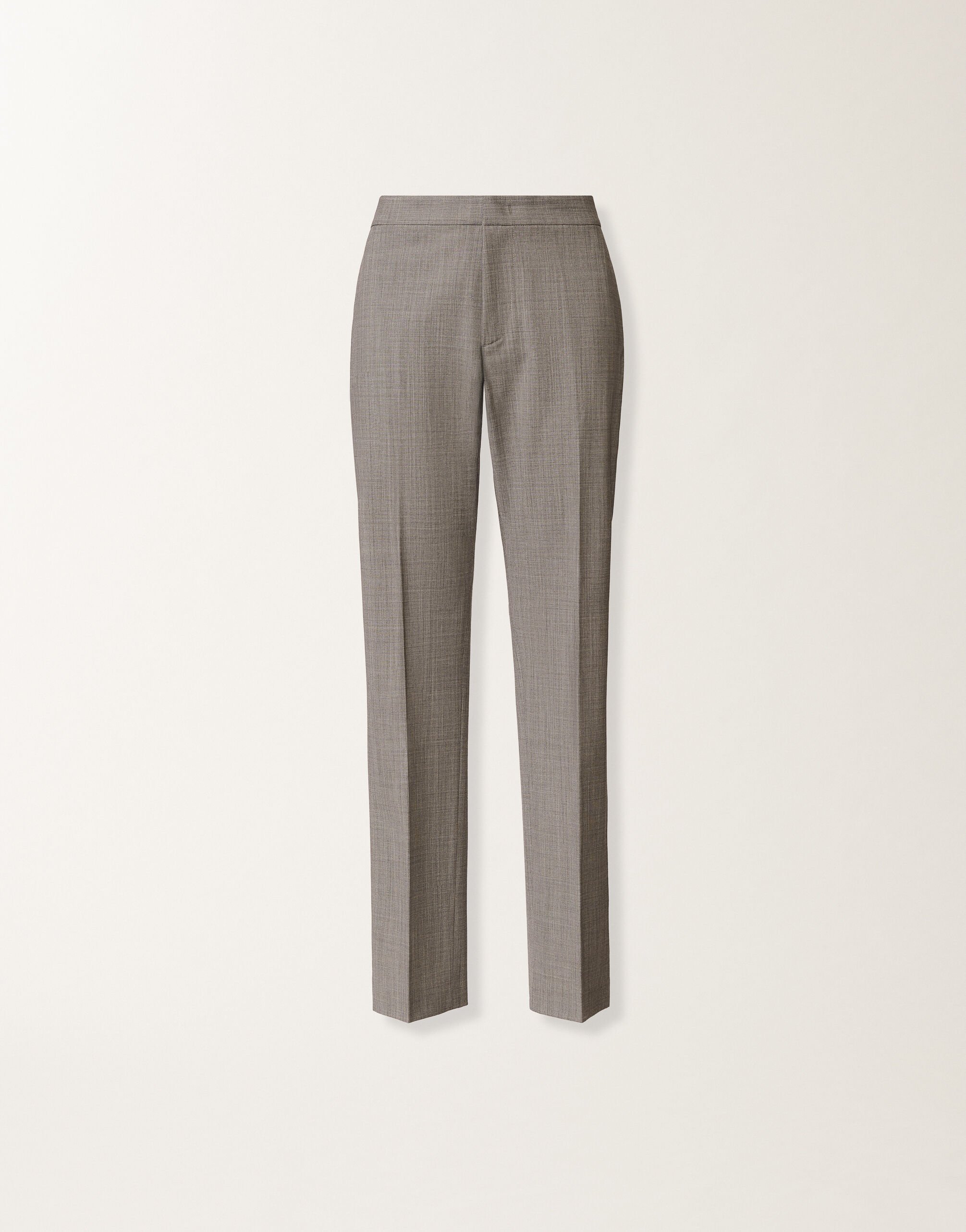 Fabiana Filippi Montefalco Pants in lightweight bi-stretch wool, rock mélange Gray PAD266F326L7630000