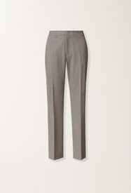 Fabiana Filippi Montefalco Pants in lightweight bi-stretch wool, rock mélange Gray PAD266F326L7630000