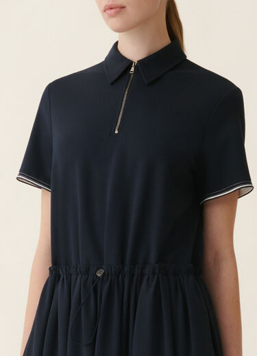 Fabiana Filippi Robe en jersey point Milano, bleu nuit Bleu nuit ABD216F138M3100000