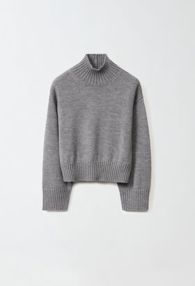 Fabiana Filippi Merino wool sweater, rock grey GREY MAD224F015SK160000