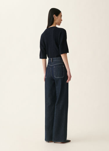 Fabiana Filippi Pantalon denim barrel, bleu adouci Bleu adouci PAD216F347M2770000