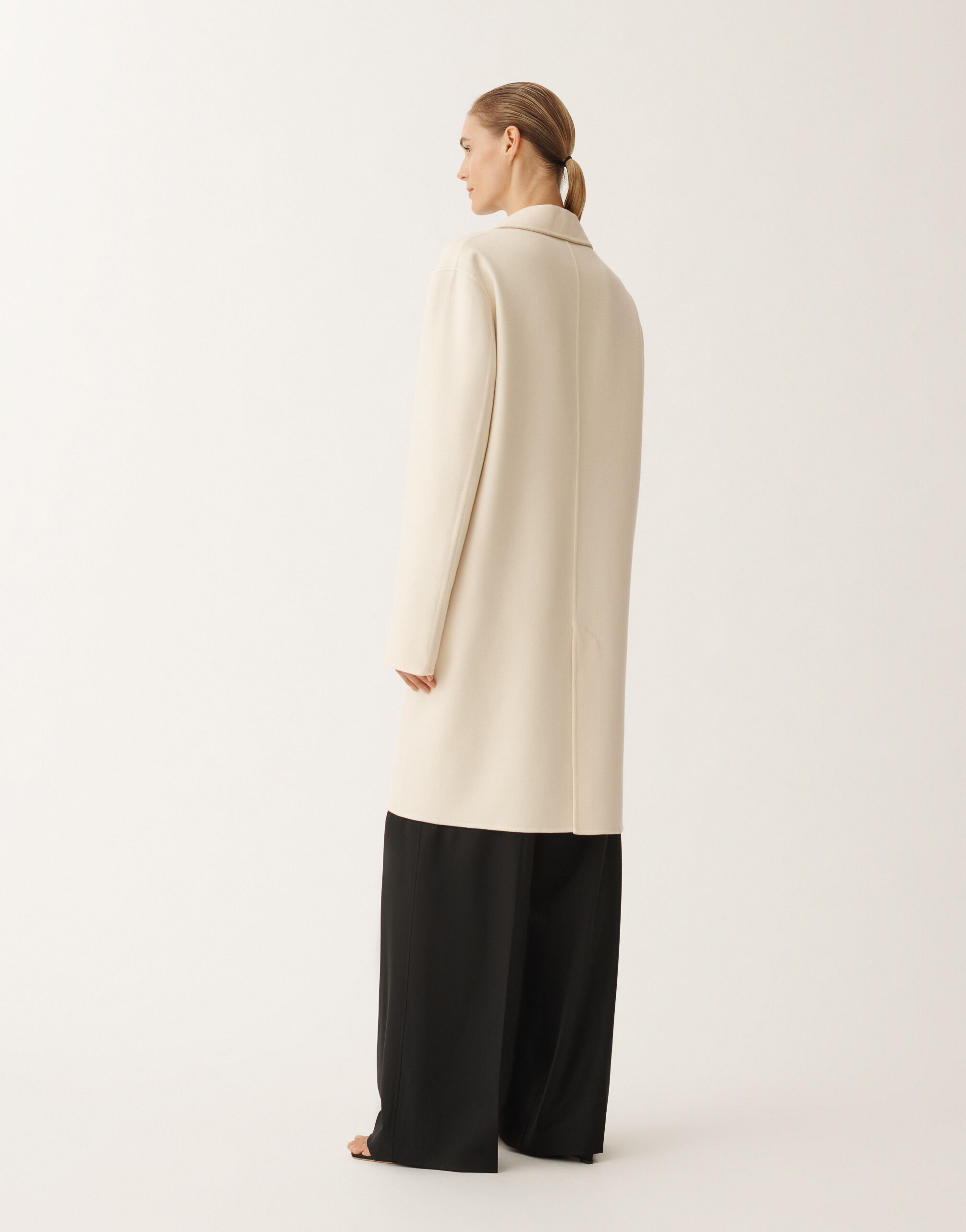 [FABIANA FILIPPダブルウールジャケット Double-breasted jacket in buttoned tailoring, maple for