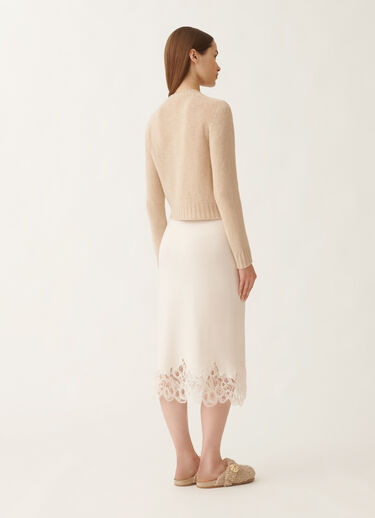 Fabiana Filippi Platinum cardigan, rope BEIGE MAD215F057L5370000