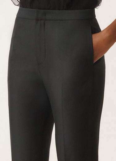 Fabiana Filippi Pantalon Montefalco en coton et soie mikado, noir NOIR PAD265F326D7870000