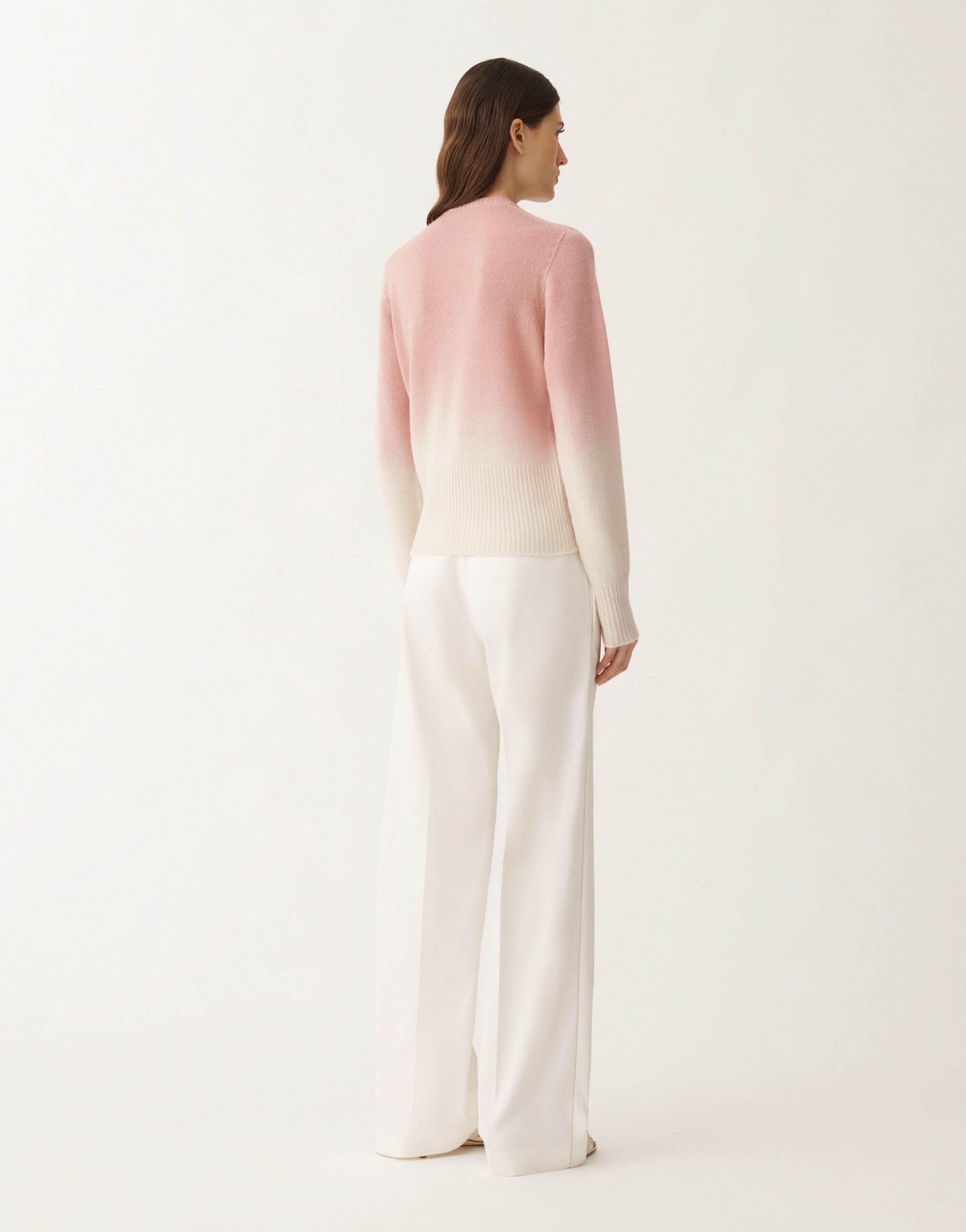 Fabiana Filippi Gradient platinum cardigan, blush PINK MAD265F103L1600000