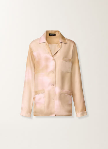 Fabiana Filippi Printed silk twill shirt, memento rosae MEMENTO ROSAE CAD276F773D9720000