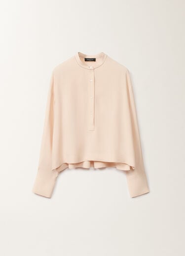 Fabiana Filippi Bluse aus Enver Satin, puderrosa ROSA CAD265F356L2880000