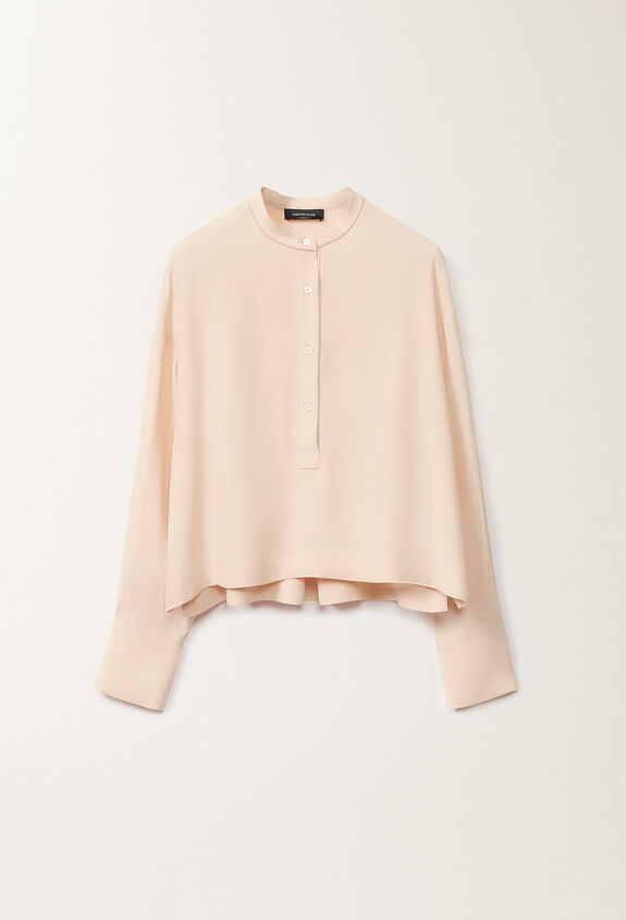 Fabiana Filippi Bluse aus Enver Satin, puderrosa ROSA CAD265F356L2880000