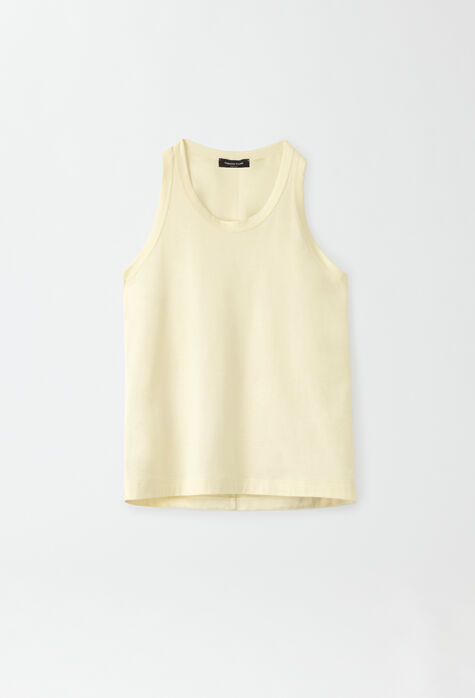 Fabiana Filippi Jersey vest top, yellow TPD274F596H4630000