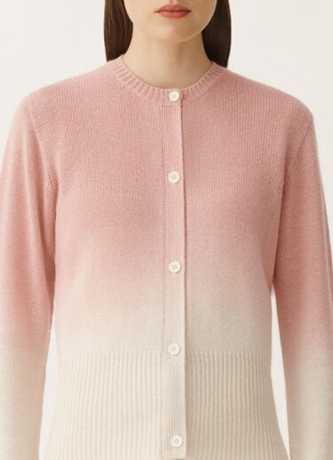 Fabiana Filippi Gradient platinum cardigan, blush PINK MAD265F103L1600000