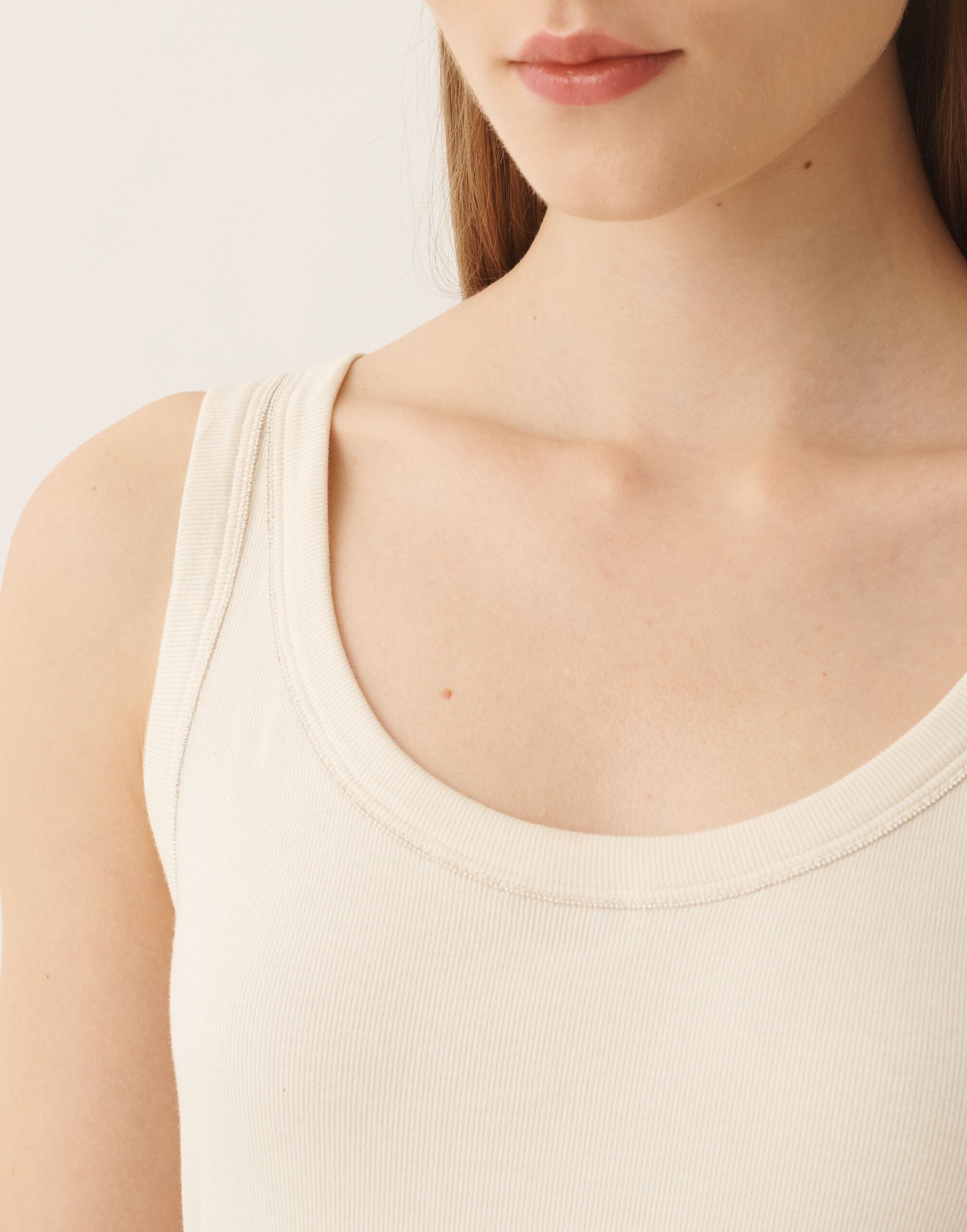 Fabiana Filippi Jersey-Top, Butterfarbe Butter JED266F602L8960000