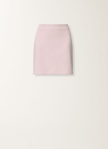 Fabiana Filippi Minigonna aus Scuba-Cashmere in Lilarosa Fliederrosa GND266F389L7480000