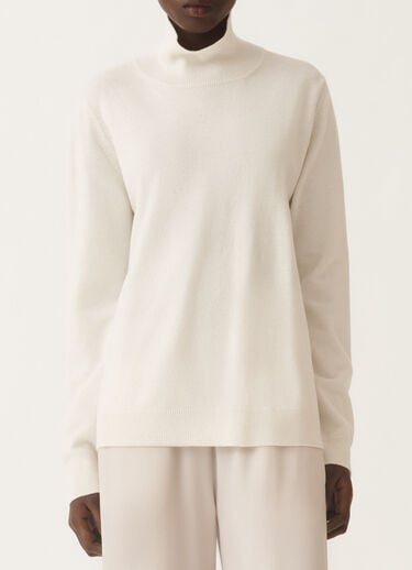 Fabiana Filippi Maglia in Platinum, rafia BIANCO MAD215F058L5170000