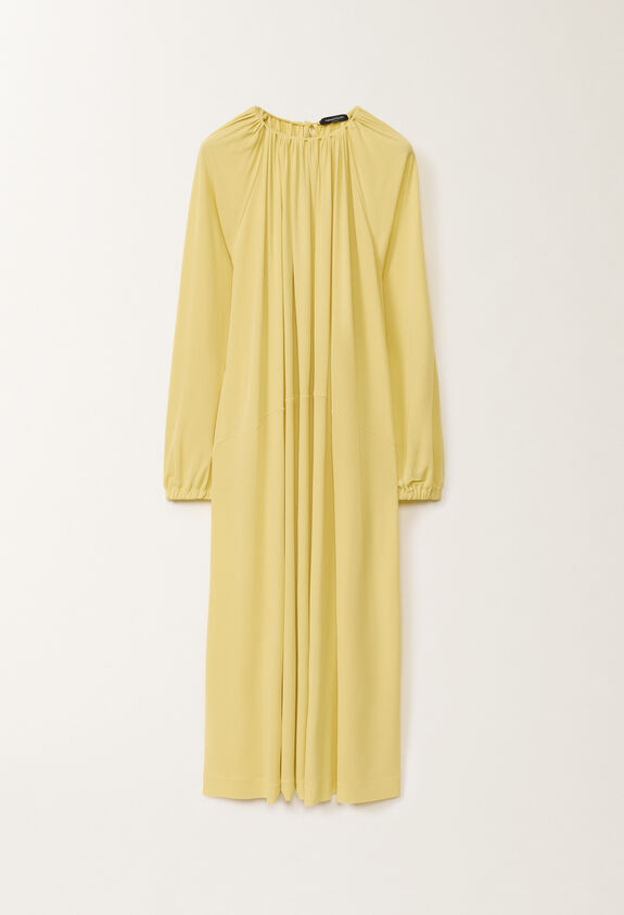 Fabiana Filippi Viscose jersey dress, cedar YELLOW ABD265F189D8060000