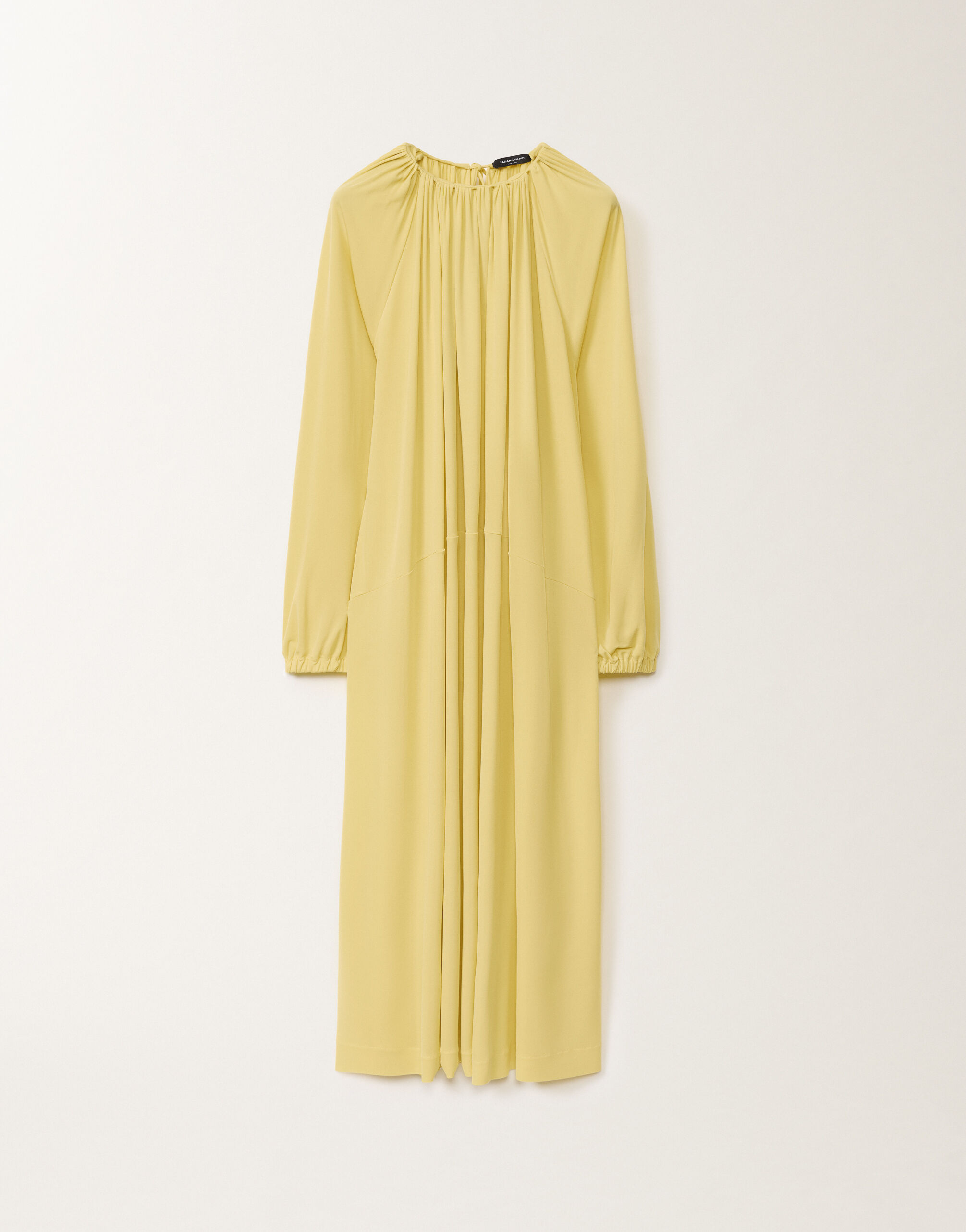 Fabiana Filippi Kleid aus Jersey in Viskose, zederfarben GELB ABD265F189D8060000
