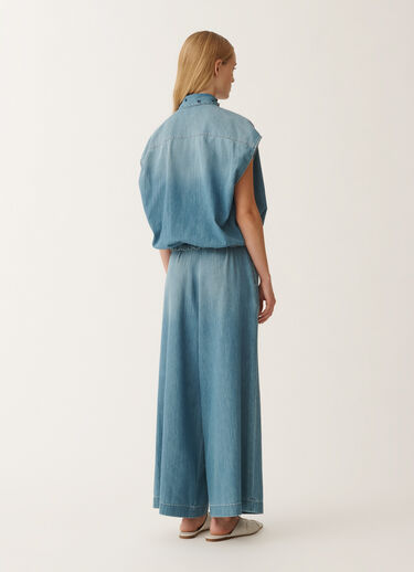 Fabiana Filippi Hemd aus Chambray, hellblau BLAU CAD275F598L3840000