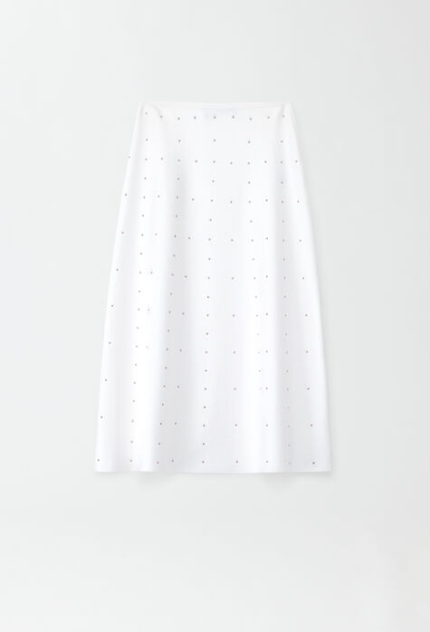 Fabiana Filippi Viscose skirt, white GND274F677H4330000