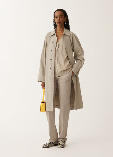 Fabiana Filippi Hose Montefalco aus Baumwollgabardine, schlammbraun VANILLE PAD265F326L1920000