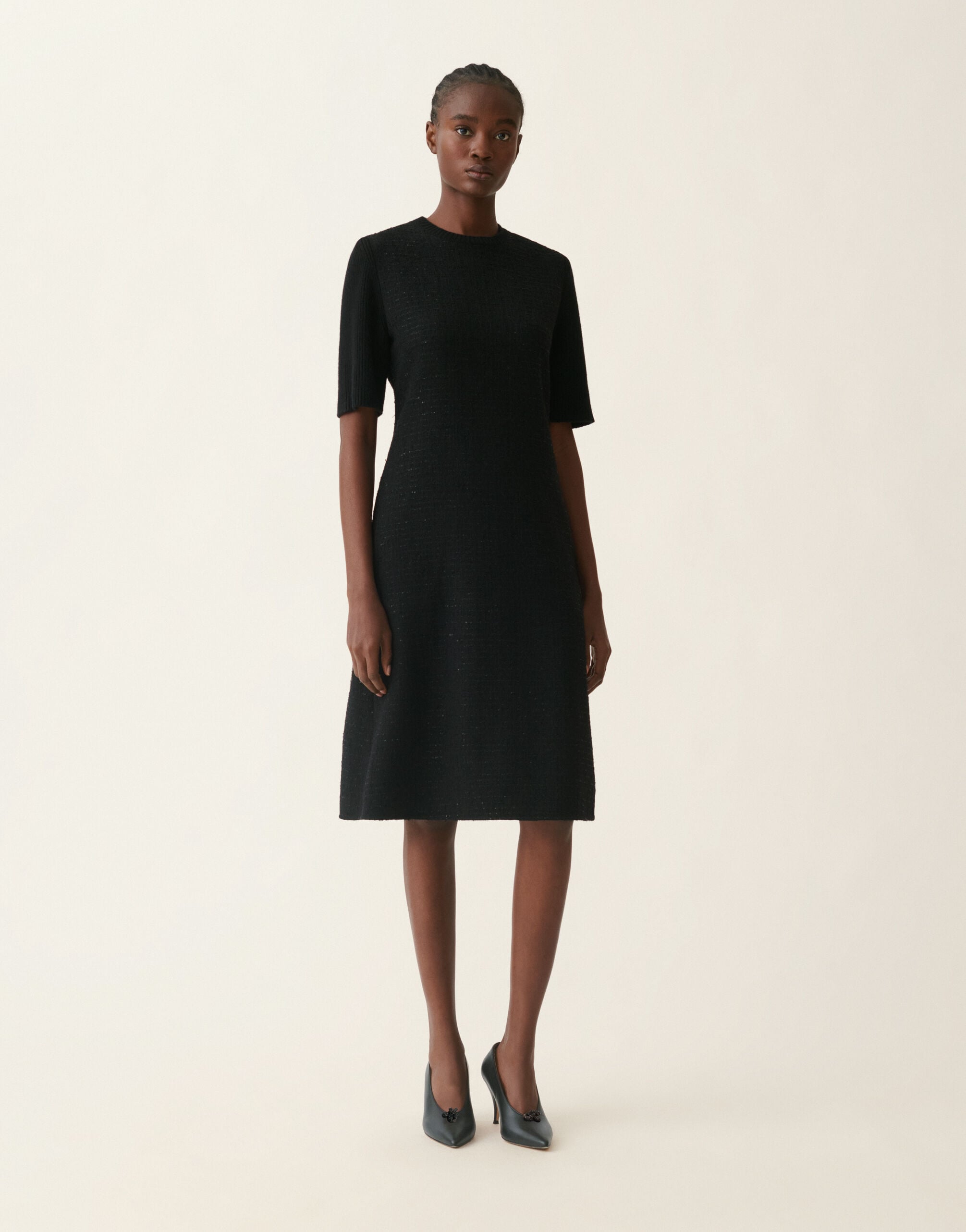 Sequin dress, black Fabiana Filippi Sequin dress, black Black ABD226F584M4520000